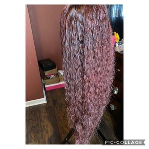 26” water wave frontal wig